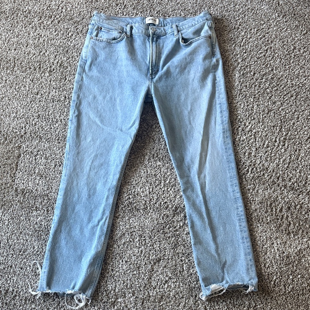 Agolde Light Blue Women Jeans